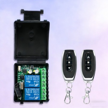 Реле дистанционного управления с пультом в корпусе 433 Mhz 85-250V 10A