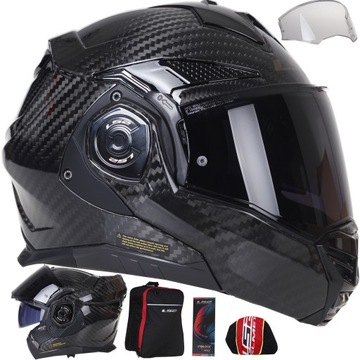 KASK MOTOCYKLOWY włókno węglowe LS2 FF901 ADVANT X CARBON ECE 22.06 PINLOCK