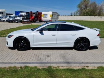 Audi A7 C8 Sportback 3.0 55 TFSI 340KM 2021 Audi A7 Sportback 3.0tfsi 340KM Mod.2022 Biała, zdjęcie 2