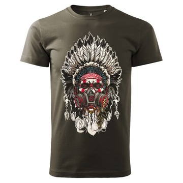 Koszulka T-Shirt Voyovnik Indian Chief khaki M