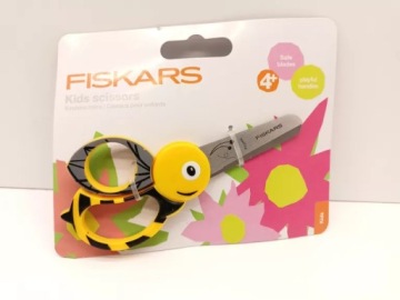 Ножиці FISKARS Kids Animals бджола дитяча 13 см 1003747