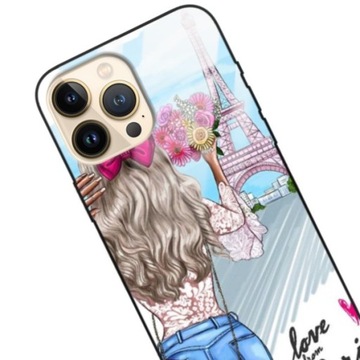 ETUI GLASS do IPHONE 13 PRO MAX DAMSKIE GIRL Wzory