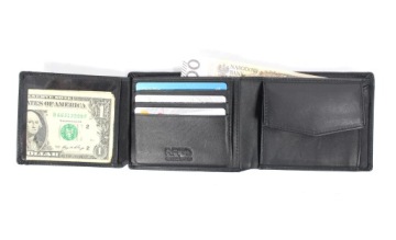 ЭЛЕГАНТНЫЙ МУЖСКОЙ КОЖАНЫЙ КОШЕЛЕК, КОЛЛЕКЦИЯ LEXUS