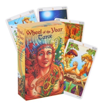 ZESTAW KARTY DO GRY TAROT KARTY TAROTA WHEEL OF THE YEAR 78 KART