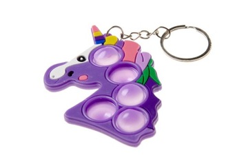 Brelok jednorożec Fidget Pop breloczek z bąbelkami