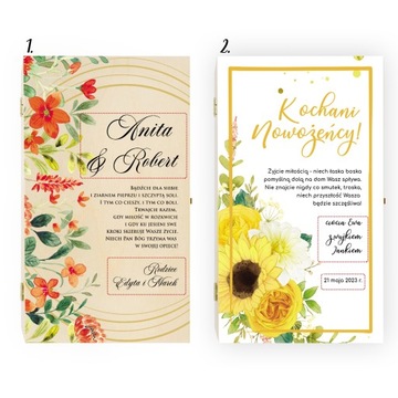 Именный свадебный сувенир для жениха и невесты от бабушки свидетельницы.