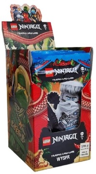 lego ninjago seria 6 karty KOLEKCJONERSKIE 125 WYSPA 25 saszetki BOX