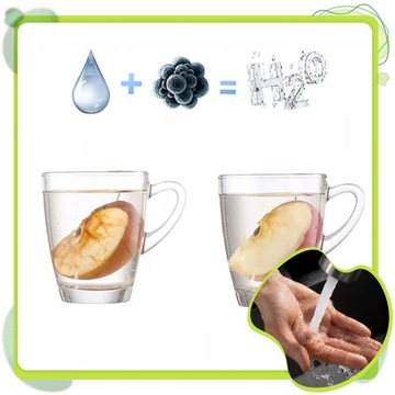 GENERATOR WODY WODOROWEJ aktywny wodór PRZENOŚNY JONIZATOR WODY 420 ml