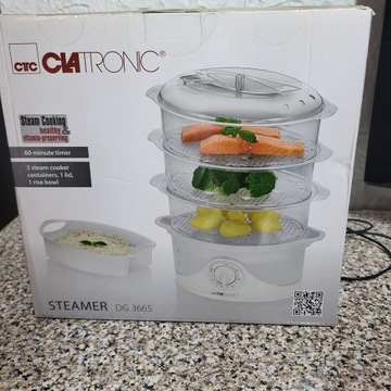 Parowar Clatronic DG 3665 1,5 l biały 800 W