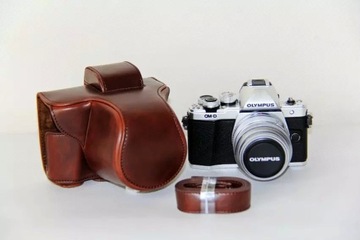 КОЖАНЫЙ ЧЕХОЛ ДЛЯ КАМЕРЫ OLYMPUS E-M10 Mark II