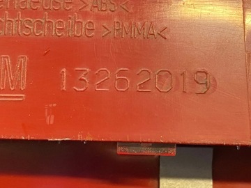 OPEL ASTRA J 1700CM3 2009 SVĚTLA STOP HATCHBACK 13262019