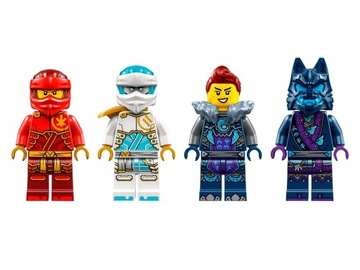 LEGO Ninjago Механический элемент огня Кая 71808 + Ледяной дракон 30649