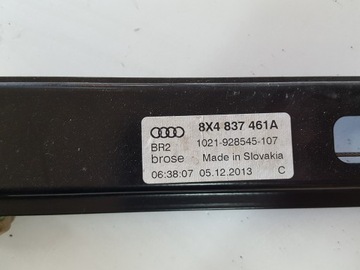 AUDI A1 8X 10-14R ZVEDÁK OKNO LEVÝ PŘEDNÍ 5D SPORTBACK