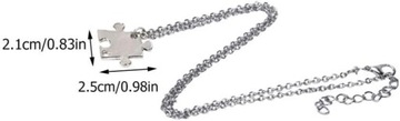 1 Set Necklace Matching Friendship Necklace Best Friend Puzzle Necklace