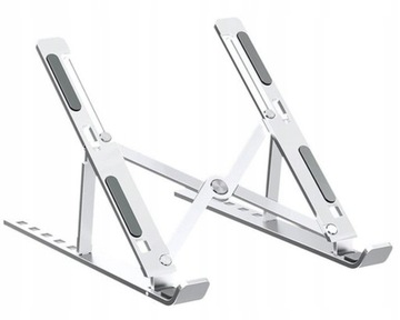 Stojak składany VAZIO Aluminiowy SREBRNY dla MacBook iPad Laptop (N29-3-S)