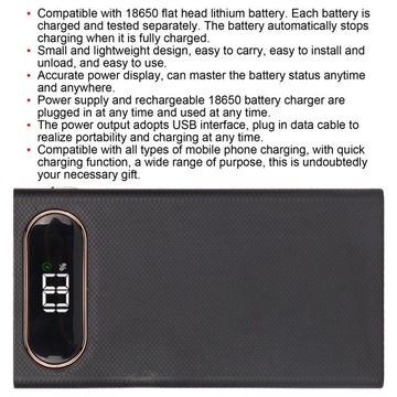 l12 22,5 Вт 12x18650 ящик для хранения сварочных аккумуляторов с портативным ЖК-дисплеем