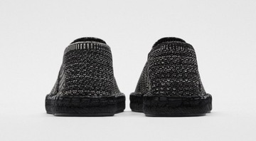 СЕРЫЕ ЭСПАДРИЛИ ZARA НА ДЖУТОВОЙ ПОДОШВЕ 43