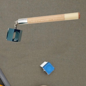 Держатель для мела для бильярдного кия Противоскользящий Держатель для мела для снукера Бильярд Черный Зеленый