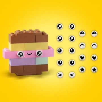 LEGO Classic Творческая игра с пастельными тонами.