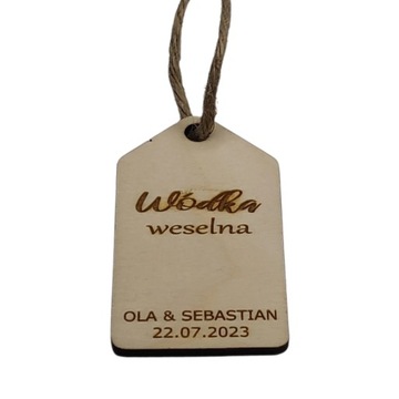 Вешалки для бутылок из фанеры для водки, 40 шт, микс