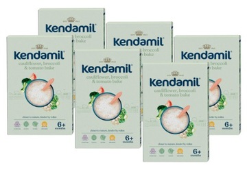 Kendamil kaszka brokuł, kalafior i pomidory 6x150g