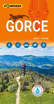 Gorce mapa LAMINOWANA Compass NOWE WYDANIE