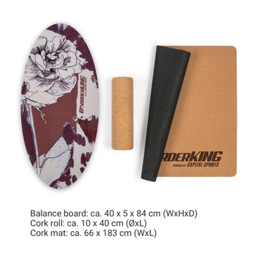 Trickboard Indoorboard Allrounder, mata + wałek