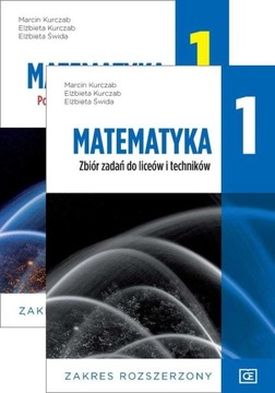 MATEMATYKA 1 LO ZR PODRĘCZNIK + ZBIÓR ZADAŃ PAZDRO