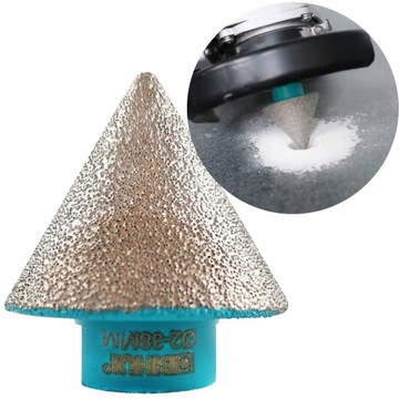 BIHUI FREZ DIAMENTOWY STOŻKOWY STOŻEK DO OTWORÓW GWINT M14 2-38MM