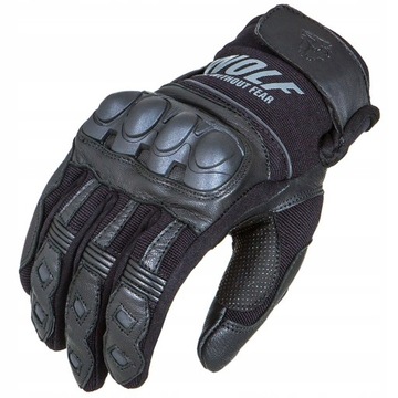 МУЖСКИЕ КОЖАНЫЕ МОТОЦИКЛОВЫЕ ПЕРЧАТКИ WOLF PRO-X S