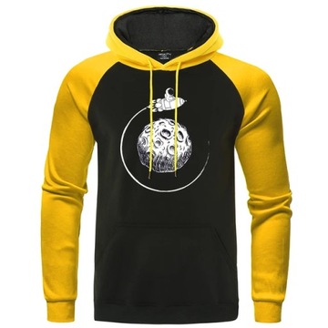 Ride A Rocket To The Moon Cute Astronaut Hoodies M