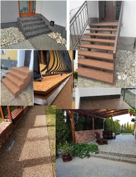 25 кг каменный ковер лестница на балкон, террасу TopStone