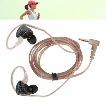 kz zst мониторные наушники-вкладыши с угловым штекером 3,5 мм, шумоподавление 1ba 1