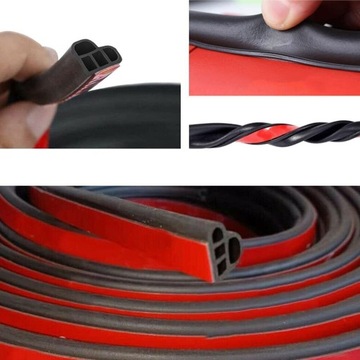 УПЛОТНИТЕЛЬНАЯ ЛЕНТА УНИВЕРСАЛЬНАЯ ДЛЯ ДВЕРЕЙ АВТОМОБИЛЯ РЕЗИНОВАЯ ЛЕНТА 16 М