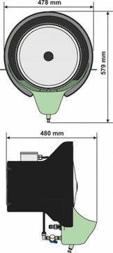 Охладитель и увлажнитель воздуха для птичников Aqua Turbo 15