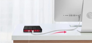 Коммутатор 8 ПОРТ GIGABIT LAN Splitter 1 ГБ ЭНЕРГОСБЕРЕЖЕНИЕ TP LINK 8x