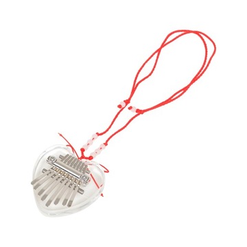 M MBAT 8 Key Mini Kalimba Thumb Piano Acrylic Wood