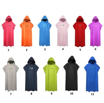 ПОНЧО С КАПЮШОНОМ БЫСТРОСЫХАЮЩЕЕ ПОНЧО