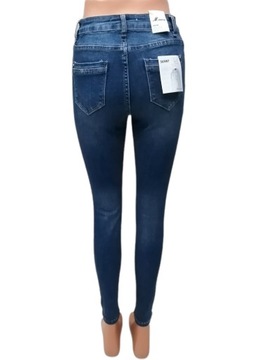 Spodnie Jeans Damski Skinny Plus Size M.SARA - 36