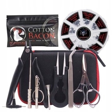 Hongxingjia 8 in 1 Prebuilt Coil Tool Kit Bag