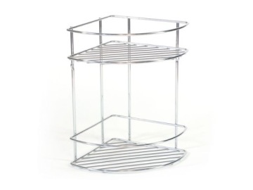 Подвесная угловая полка, двухъярусная AWDinterior