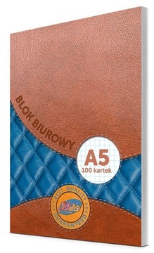 NOTES BLOK BIUROWY A5 W KRATKĘ 100 KARTEK