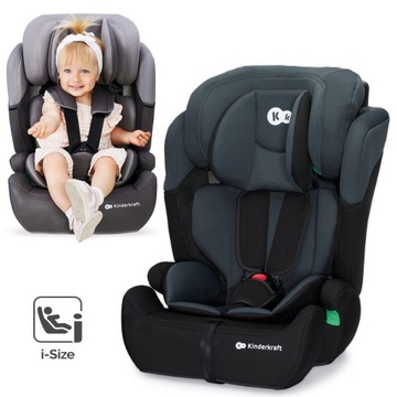 Fotelik samochodowy 76-150 cm 9-36 kg COMFORT UP I-SIZE Kinderkraft czarny