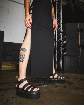 DR. MARTENS BLAIRE QUAD BLACK SANDALS размер 37