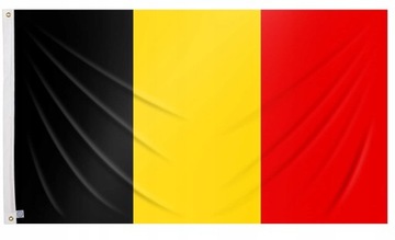 Flaga belgijska 90 x 150 cm flaga z dwoma oczami