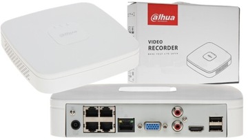 Rejestrator IP DAHUA NVR2104-P-4KS2 / 4 KAMERY POE