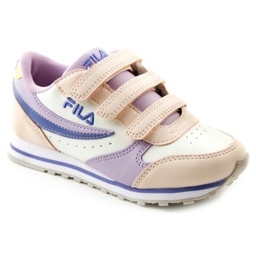 Детская спортивная обувь FILA, легкая, красочная, на липучке, размер 35.