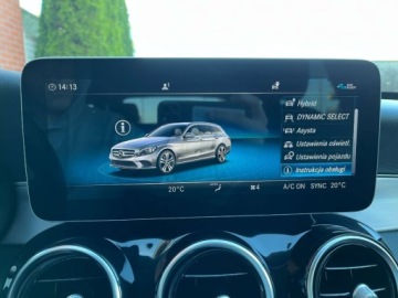 Mercedes Klasa C W205 Kombi Facelifting HYBRYDA 2.0 300 de 306KM 2020 Mercedes-Benz Klasa C 2.0 diesel PLUG IN 306 KM automat zarej w PL zad, zdjęcie 23