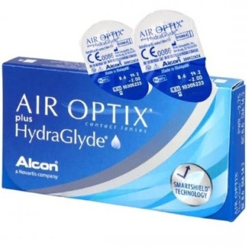 AIR OPTIX plus HydraGlyde 1szt miesięczne Moc-2.25