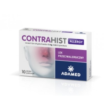 CONTRAHIST Allergy 5 mg - 10 tabletek powlekanych